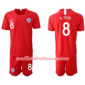 Maillot/Tenue Chili A. VIDAL 8 Enfant Domicile 2018/2019
